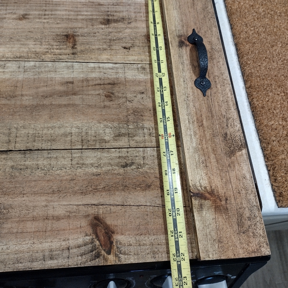 Stove wood cover - Picture 2 of 2